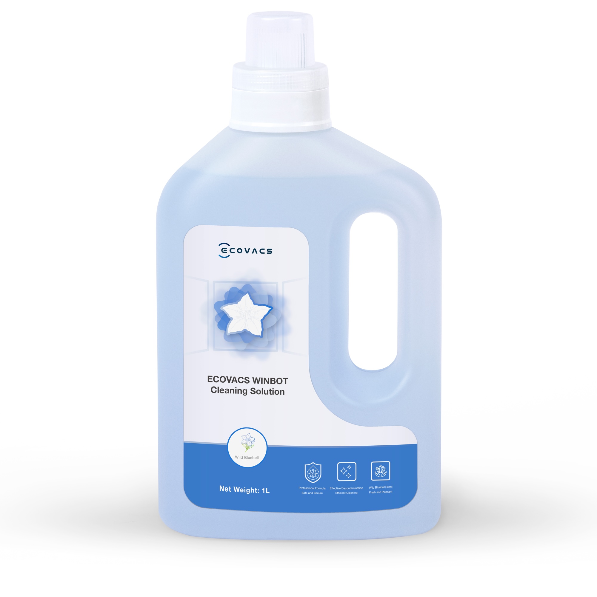 Ecovacs WINBOT Cleaning Detergent Solution Bottle - 1 L