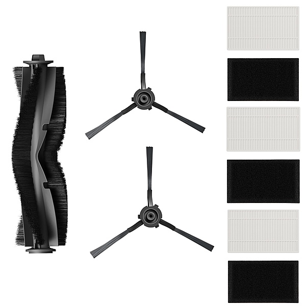 Ecovacs DEEBOT Y1 PRO PLUS Buddy Kit - 5 Brush, 3 Filter/Sponge (Updated PACKGING)