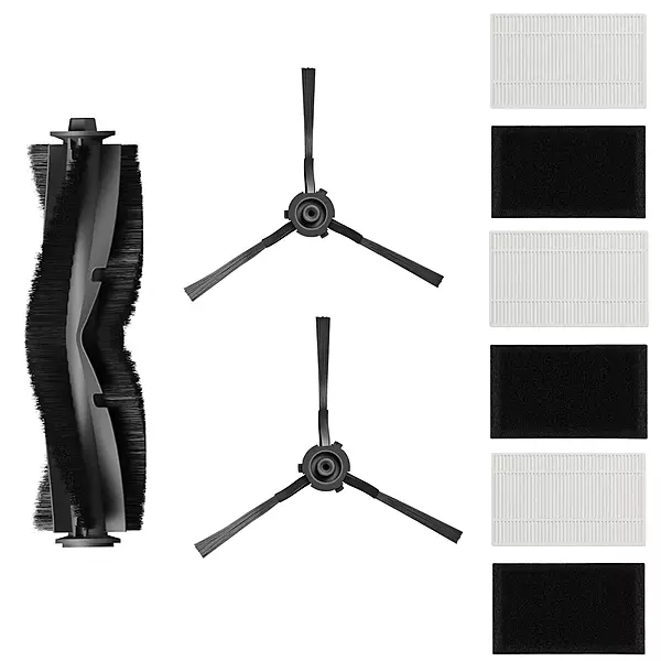 Ecovacs DEEBOT Y1 PRO (Standalone) Buddy Kit - 5 Brush, 3 Filter/Sponge (Updated PACKGING)