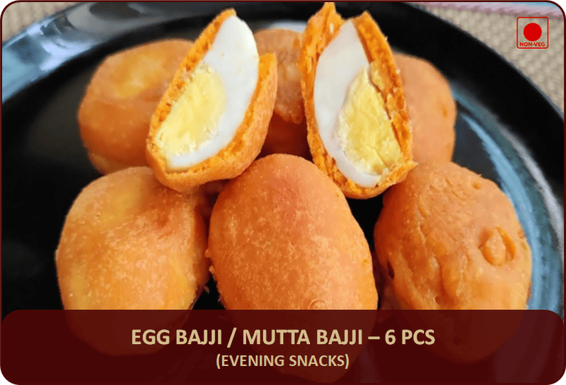 DES - Egg Bajji / Mutta Bajji - 6 Pcs
