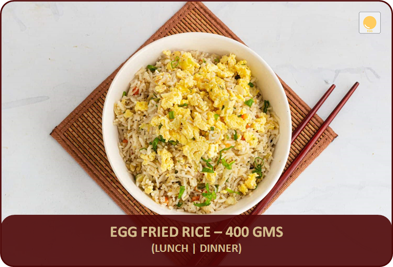 Egg Fried Rice - 400 Gms