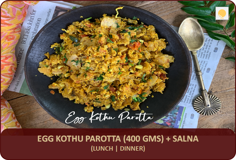 Egg Kothu Parotta - 400 Gms
