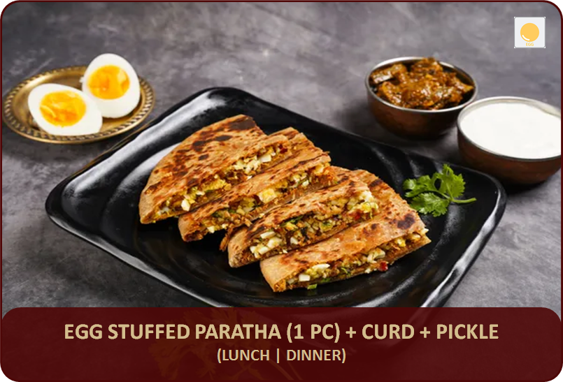 Egg Stuffed Paratha – 1 Pc
