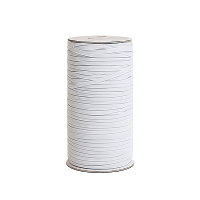Elástico  3 Mm No 1 Blanco Rollo X 100 Metros