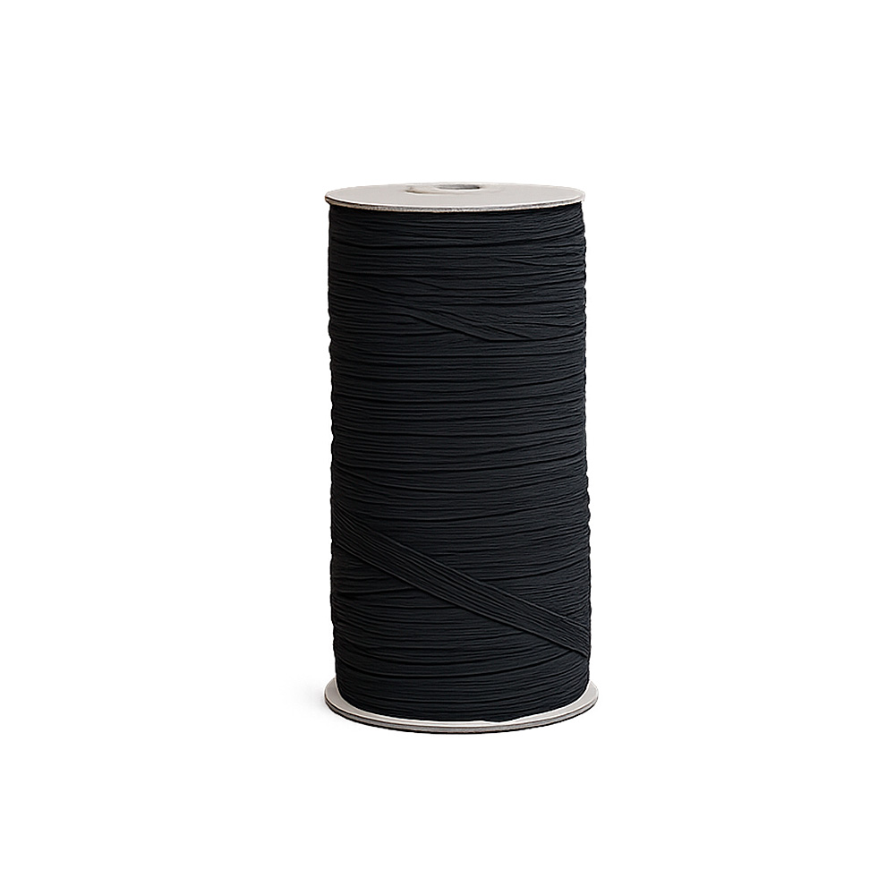 Elástico 3 Mm No 1 Negro Rollo X 100 Metros Elástico 3 Mm No 1 Negro Rollo X 100 Metros