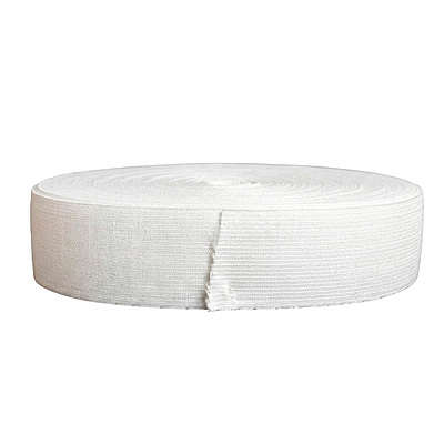 Elastico Plano 3.0Cmt  Blanco Rollo X 25 Metros