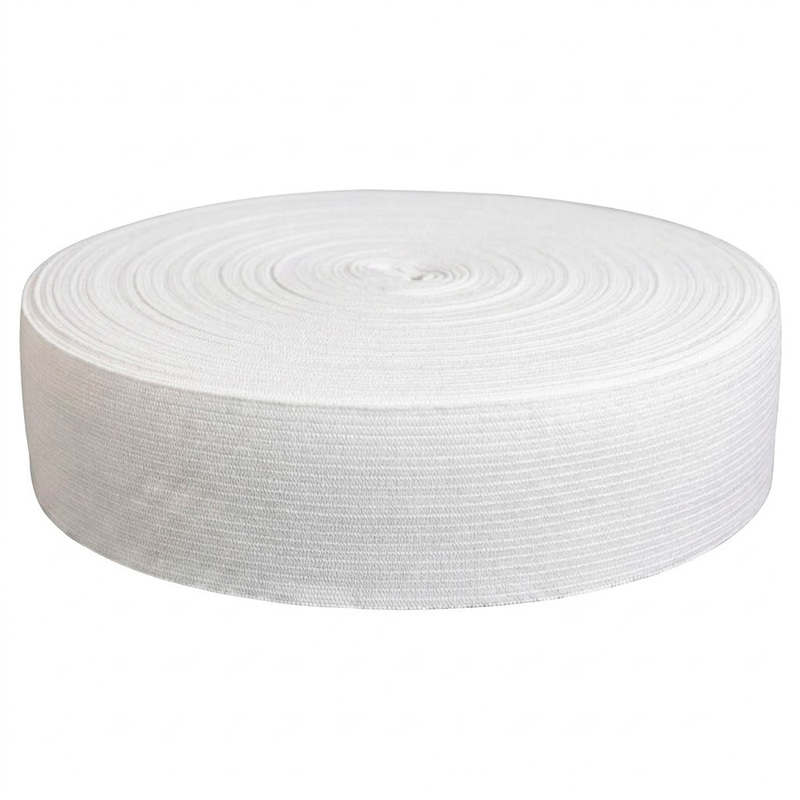 Elastico Plano 3.5Cmt Blanco Rollo X 25 Metros Elastico Plano 3.5Cmt Blanco Rollo X 25 Metros