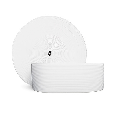 Elastico Plano 6.0Cmt Blanco Rollo X 25 Metros