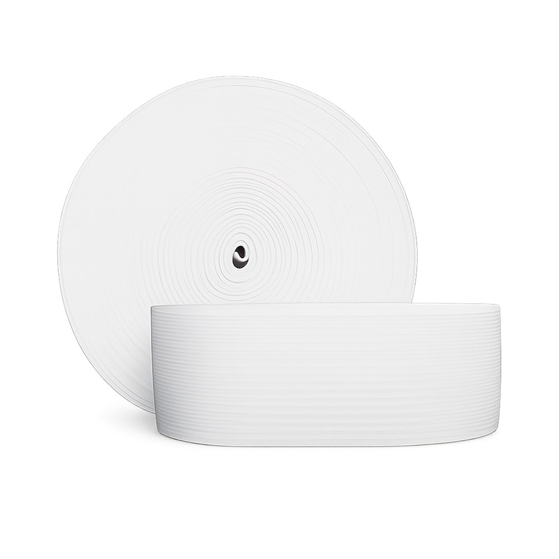 Elastico Plano 6.0Cmt Blanco Rollo X 25 Metros