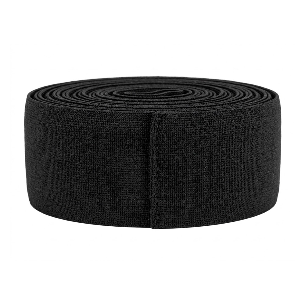Elastico Plano 8.0Cmt Negro Rollo X 25 Metros Elastico Plano 8.0Cmt Negro Rollo X 25 Metros