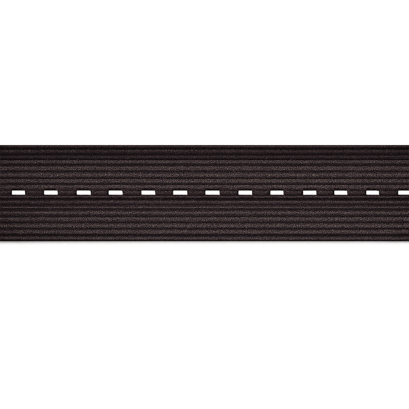 Elastico Plano Con Ojal 2.0Cmt Negro Rollo X 25 Metros Elastico Plano Con Ojal 2.0Cmt Negro Rollo X 25 Metros