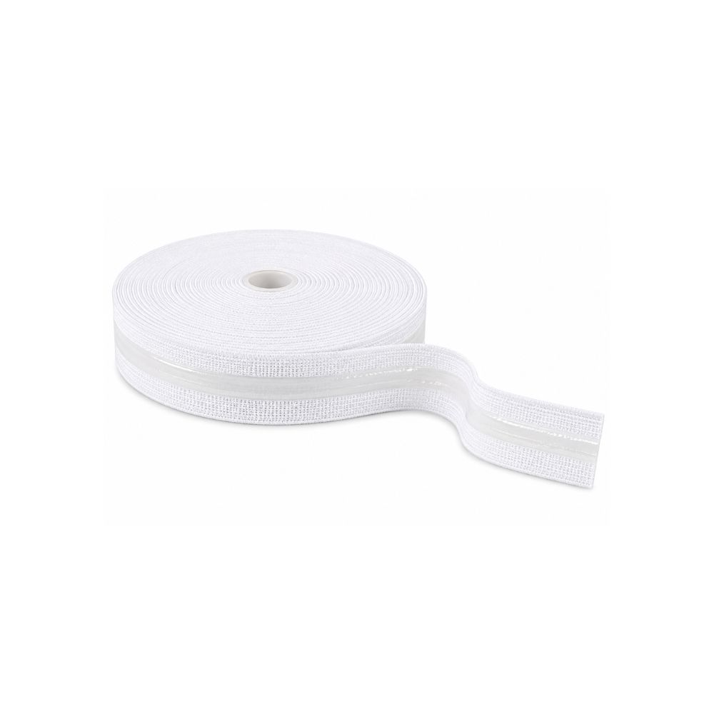Elastico Con Silicona Blanco X 50 Yardas Elastico Con Silicona Blanco X 50 Yardas