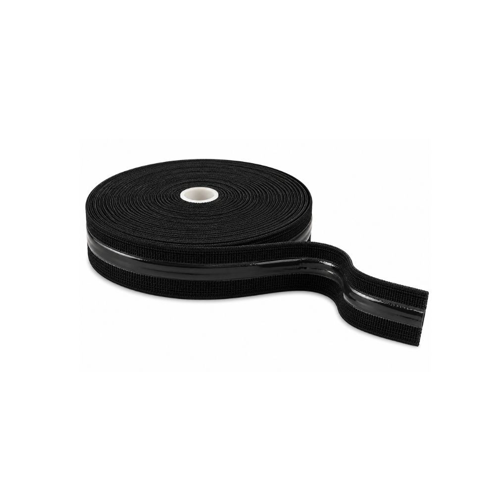 Elastico Con Silicona Negro X 50 Yardas Elastico Con Silicona Negro X 50 Yardas