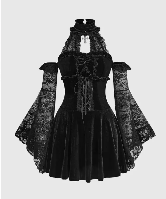 Dress Velvet Choker Collar