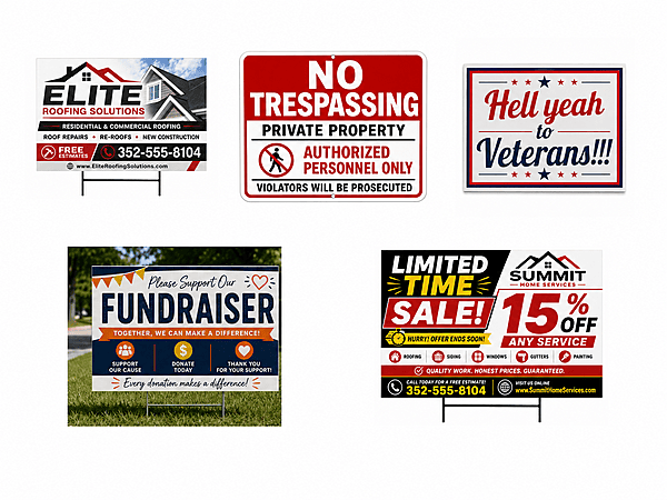 41 to 60 - Standard 24" × 18" Signs