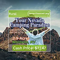 Elm St - Affordable Vacant 2.9 Acre Lot in Montello, NV