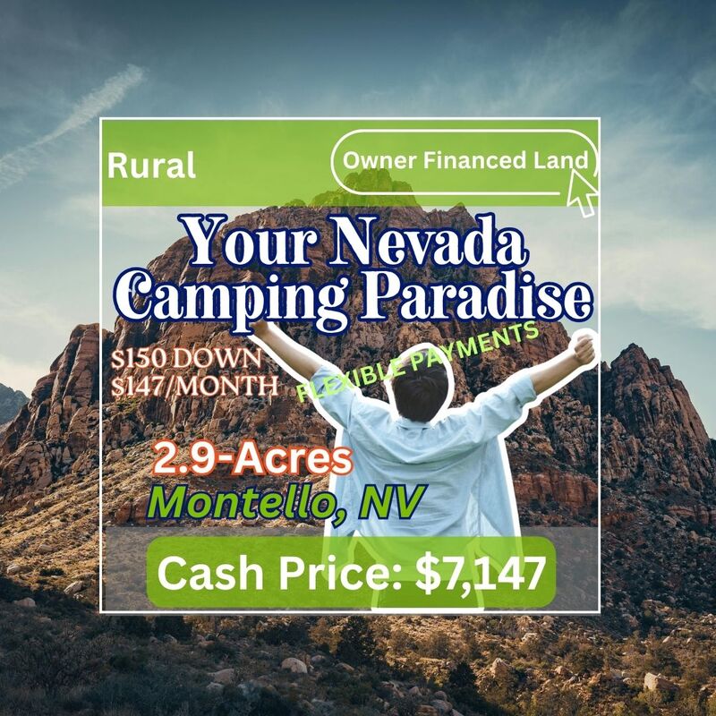 Elm St - Affordable Vacant 2.9 Acre Lot in Montello, NV