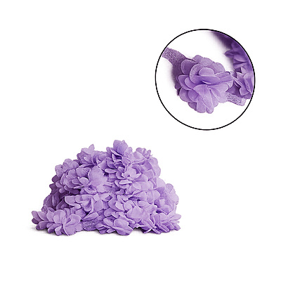 Encaje Flores 6Cm 149 Lila Rollo X 10 Yardas