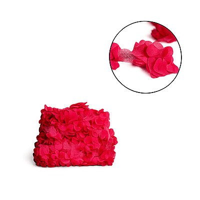 Encaje Flores 6Cm 34 Fucsia Rollo X 10 Yardas