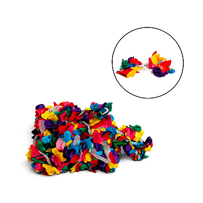 Encaje Flores 6Cm Multicolor Rollo X 10 Yardas