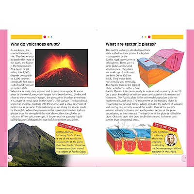 GOLDEN MINDS Children's Encyclopedia Earth Book for Kids - Fun Facts About Our Planet | Learn About Nature, Geography & Discoveries