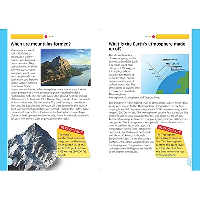 GOLDEN MINDS Children's Encyclopedia Earth Book for Kids - Fun Facts About Our Planet | Learn About Nature, Geography & Discoveries