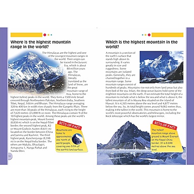 GOLDEN MINDS Children's Encyclopedia Earth Book for Kids - Fun Facts About Our Planet | Learn About Nature, Geography & Discoveries