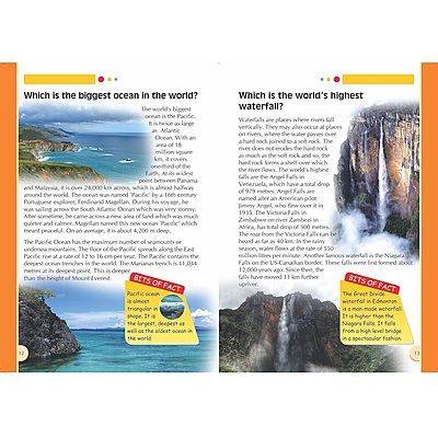 GOLDEN MINDS Children's Encyclopedia Earth Book for Kids - Fun Facts About Our Planet | Learn About Nature, Geography & Discoveries