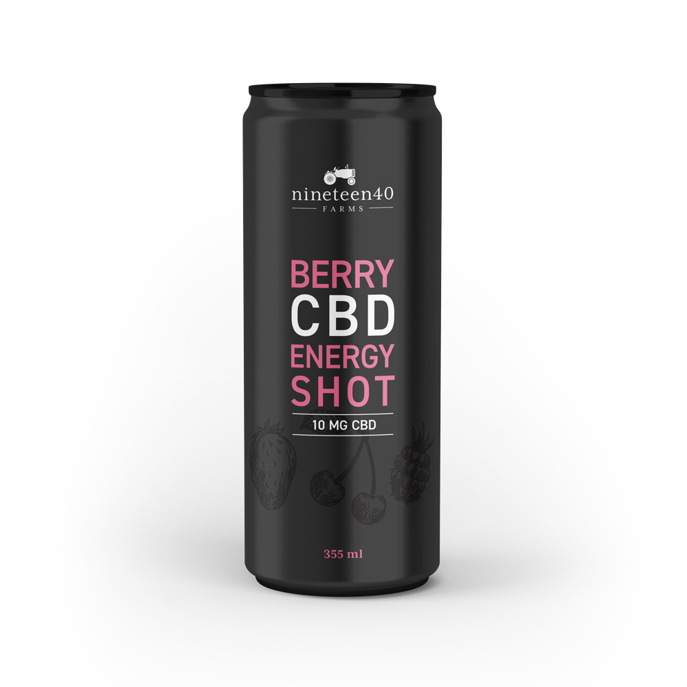 nineteen40 Farms – CBD Berry Energy Shot