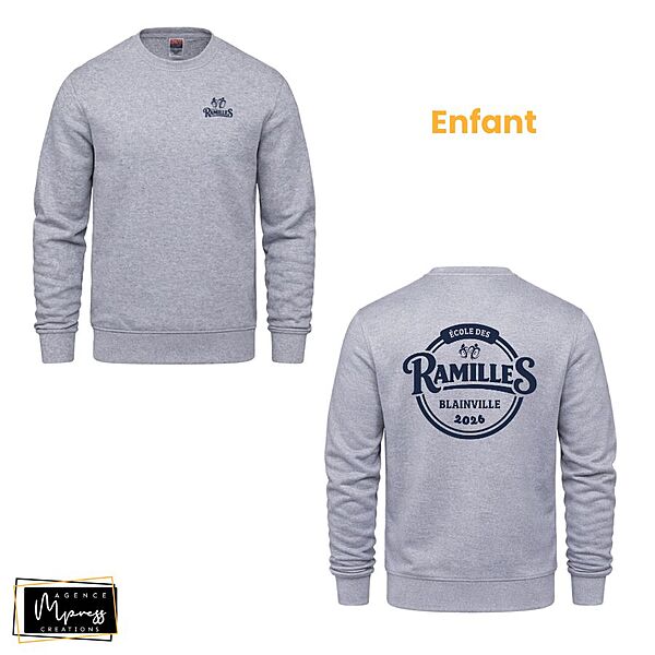 Enfant - Crewneck Gris (Ramilles)