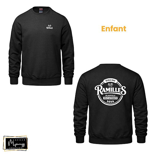 Enfant - Crewneck Noir (Alternatif)