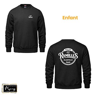 Enfant - Crewneck Noir (Ramilles)