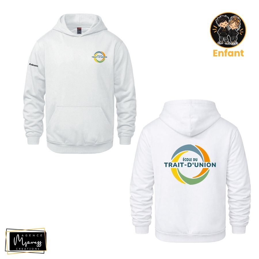 Enfant - Coton ouaté Blanc (Trait-d'Union) Enfant - Coton ouaté Blanc (Trait-d'Union)