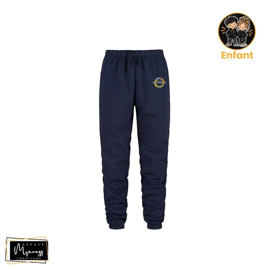 Enfant - Pantalon de jogging Bleu marin (Trait-d'Union) Enfant - Pantalon de jogging Bleu marin (Trait-d'Union)