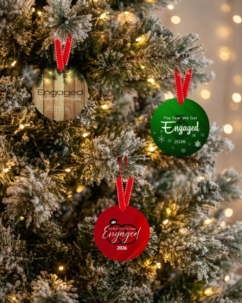 Journey Series Engagement Ornament