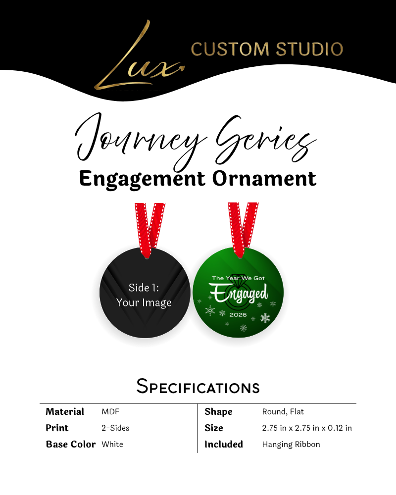 Journey Series Engagement Ornament