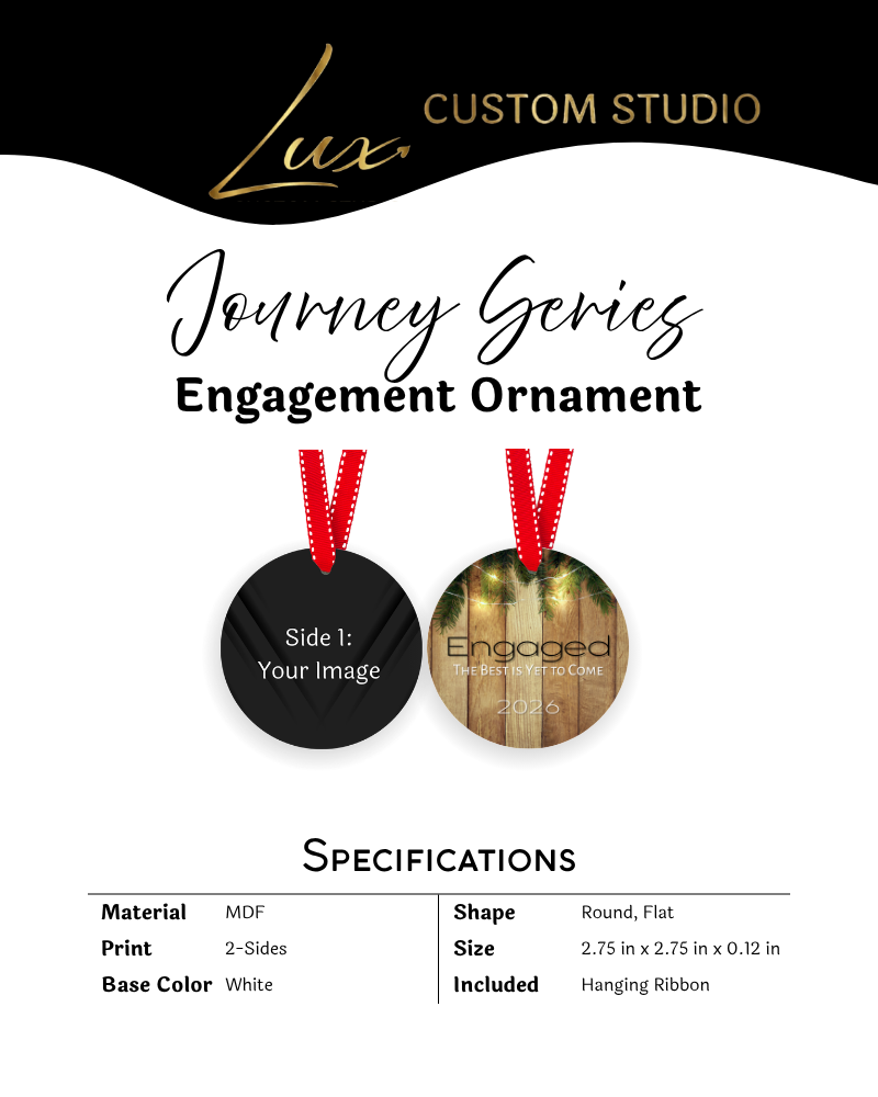 Journey Series Engagement Ornament