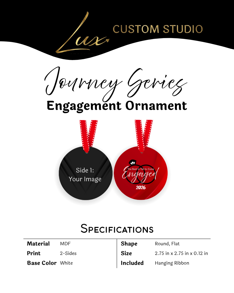 Journey Series Engagement Ornament