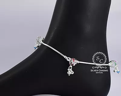 Engagement gift silver anklet Engagement gift silver anklet