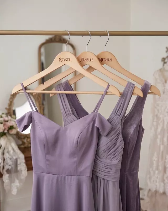 Heirloom Collection Wedding Custom Engraved Hangers