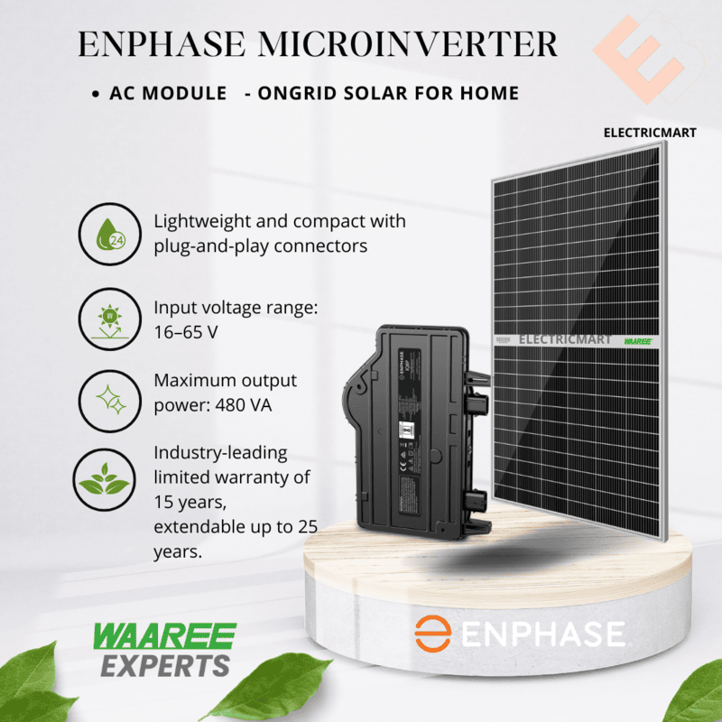 5 KW ON GRID SOLAR SYSTEM - MICROINVERTER IQ8