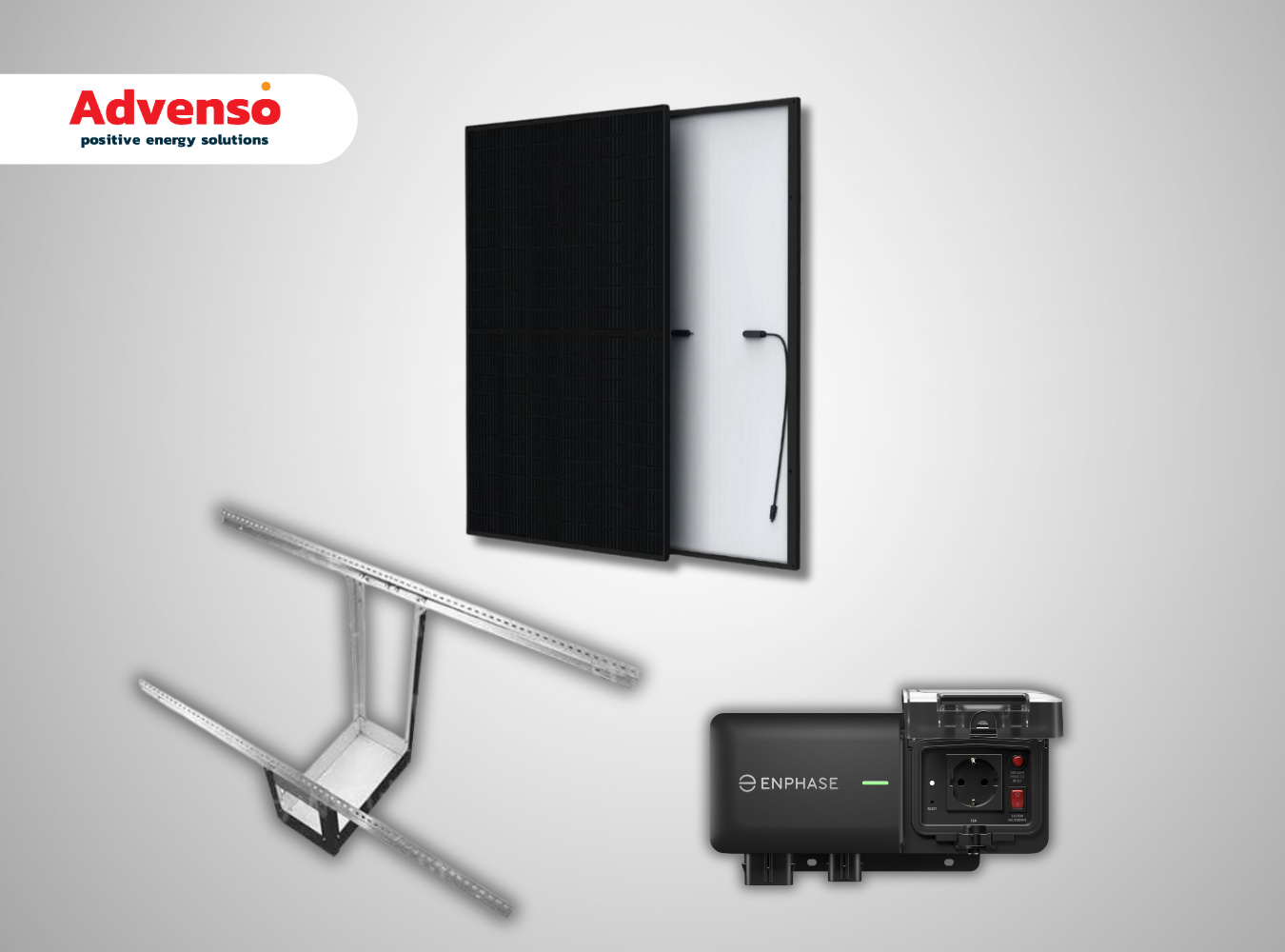 2 Stekkerpanelen met Enphase omvormer – Tuinopstelling 2 Stekkerpanelen met Enphase omvormer – Tuinopstelling