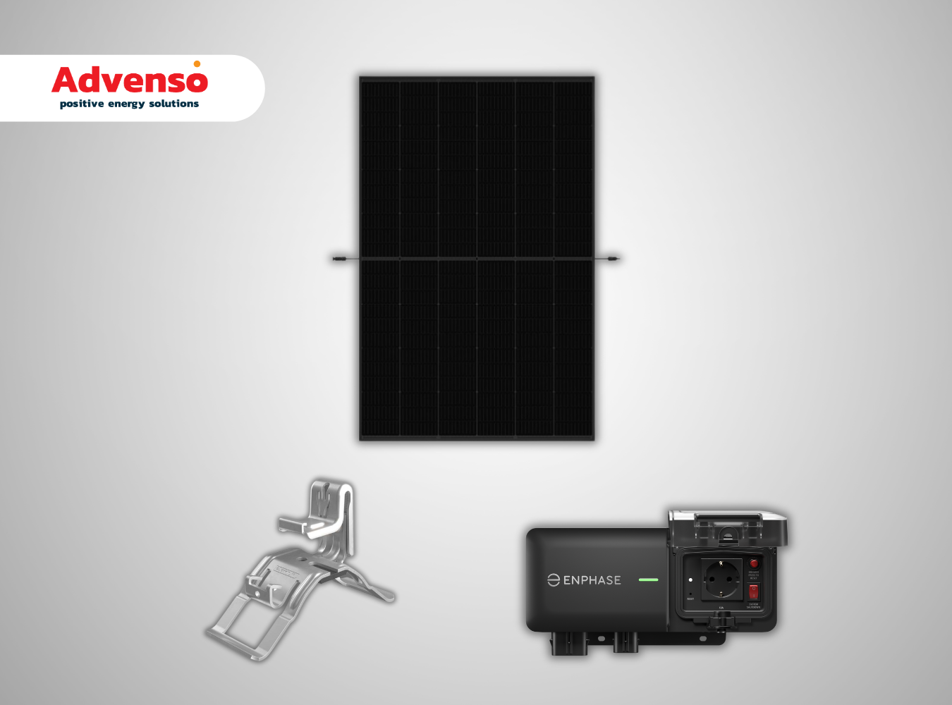 1 Stekkerpaneel met Enphase omvormer - Golfplaten 1 Stekkerpaneel met Enphase omvormer - Golfplaten