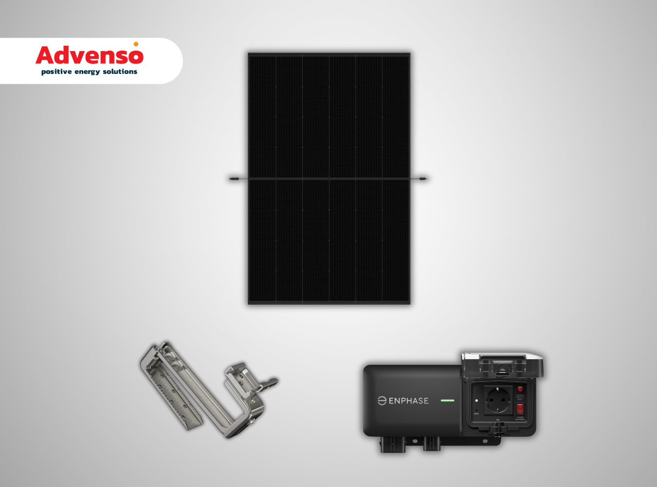 1 Stekkerpaneel met Enphase omvormer - Dakpannen 1 Stekkerpaneel met Enphase omvormer - Dakpannen