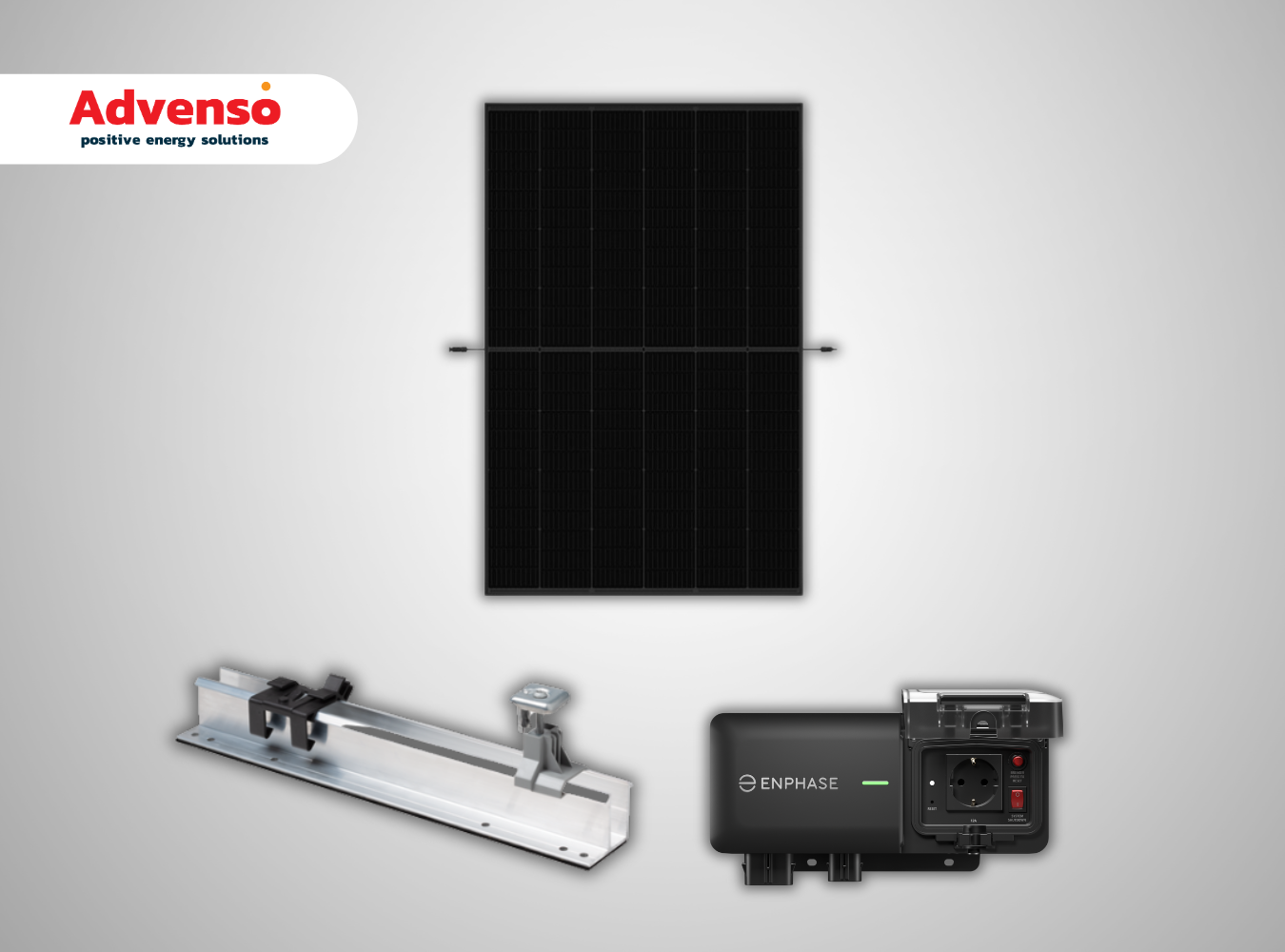 1 Stekkerpaneel met Enphase omvormer - Staaldak/Trapeziumplaat 1 Stekkerpaneel met Enphase omvormer - Staaldak/Trapeziumplaat