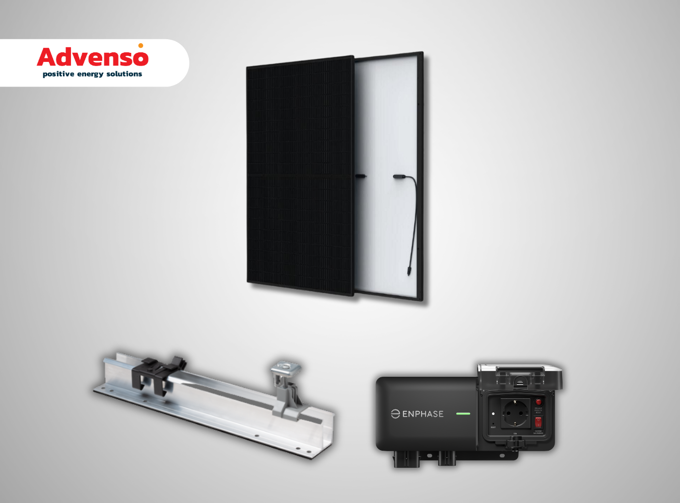 2 Stekkerpanelen met Enphase omvormer - Staaldak/Trapeziumplaat 2 Stekkerpanelen met Enphase omvormer - Staaldak/Trapeziumplaat
