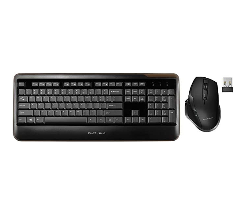 Ensemble Clavier Souris Sans Fil Platinum (PT-PNC7506BK-C)