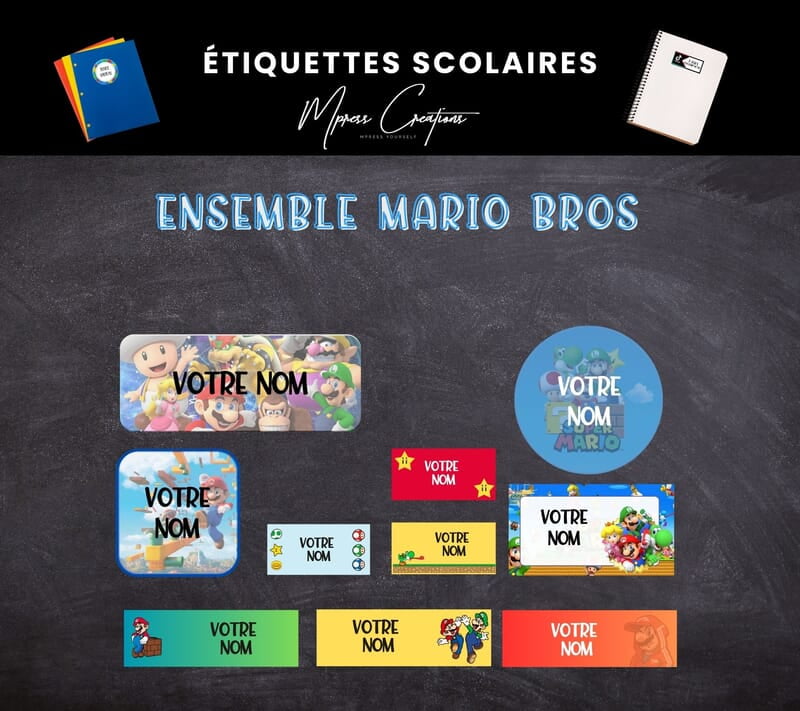 Étiquettes thématique Mario Bros