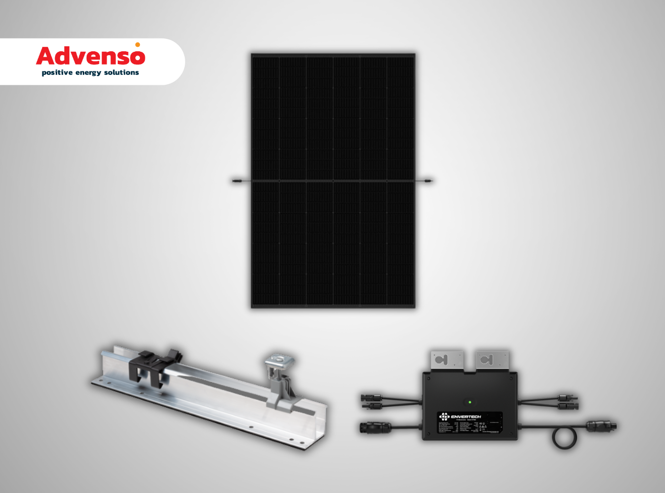 1 Stekkerpaneel met Envertech omvormer – Staaldak/Trapeziumplaat 1 Stekkerpaneel met Envertech omvormer – Staaldak/Trapeziumplaat