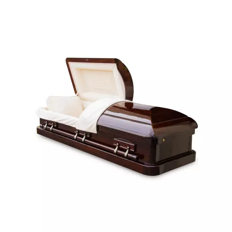 Equinox Mahogany Wood Casket